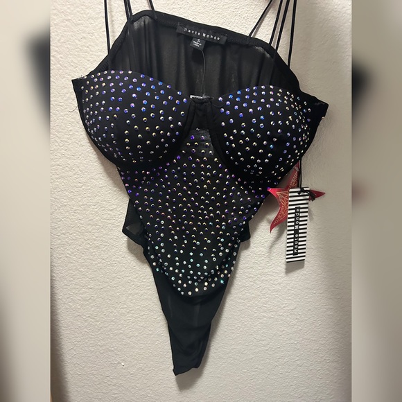 Rhinestone Bodysuit - Picture 1 of 2
